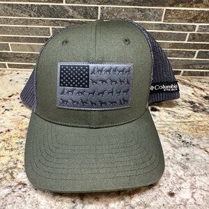 Columbia Olive Green and Gray Men's Hat